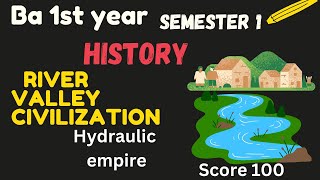 ba 1st year history ba 1st year history in englishsemester 1 historyriver valley civilization [upl. by Inat870]