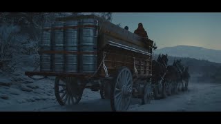 Budweiser Old School Delivery Clydesdales Back to Super Bowl [upl. by Einaffit827]