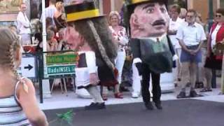 Giant Samson parade at Tamsweg Lungau Salzburg Austria [upl. by Rubin]