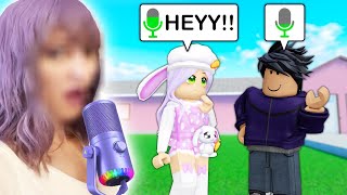 Playing ROBLOX VOICE CHAT For The FIRST TIME Roblox [upl. by Kurtzman992]