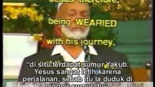 Ahmed deedat vs Stanly sjorberg Is jessus God Apakah yesus tuhan  Teks Indonesia 2 [upl. by Nelrsa]