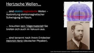 Physik Kl 10  Hertzsche Wellen [upl. by Nwahser]