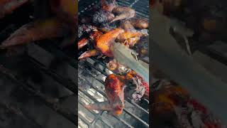 Jamaican Jerked wings 🔥foodlover foodie trending trendingshorts viralshorts [upl. by Tamaru]