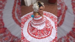 Alejandra Oraa baila con la ‘pollera colorada’ [upl. by Eilarol282]