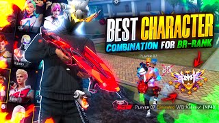 Best Character Combination For BR Rank BR Rank Best Character Combination  Win every BR Rank [upl. by Rayshell474]