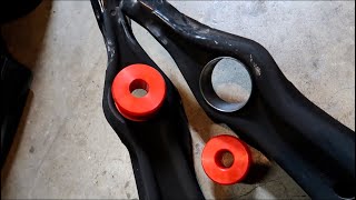 CUSTOM TRAILING ARMS GET NEW ENERGY BUSHINGS [upl. by Eelyma]