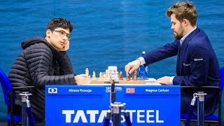 Alireza Firouzja VS Magnus Carlsen  🌎 Championship Grand Fainal 2023  trending IQCHESSFEED ♟️ [upl. by Naujad]