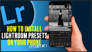 How To Install Lightroom Presets on Mobile [upl. by Drofxer166]