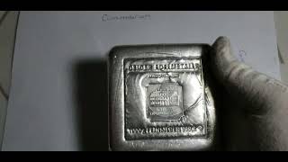 1 Kilo Silver GEIGER EDELMETALLE Sealed Bar Silverbar bar bullion silver art geiger bar [upl. by Kimmi]