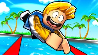 I Swam 59647788 Miles And Became The Fastest in Roblox Swim Race Simulator [upl. by Tanberg]