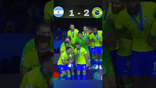 Brazil Stuns Argentina Thrilling Victory in FIFA Futsal World Cup Final  Unforgettable Matchquot🔥🔥 [upl. by Kuster]