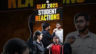 CLAT 2025 Exam Students Reaction shorts [upl. by Minabe]