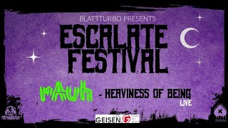 Rauh  Heaviness of being LIVE ESCALATE FESTIVAL 09Oktober 2021 [upl. by Kylstra]