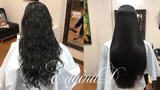 Keratin Treatment on long Indian Hair [upl. by Carly875]