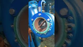 Wartsila 18 V50 DF engine HT water pump remove procedure engine Pump mechanical [upl. by Norab]