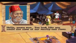 Quest for Glory III Wages of War playthrough 2 Shopping [upl. by Nomit]