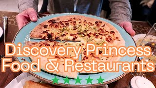 【DISCOVERY PRINCESS】 Food amp Restaurants  Alaska Cruise [upl. by Swane106]