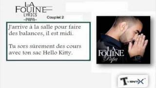 LA FOUINE  PAPA Lyrics paroles [upl. by Nuhsed956]