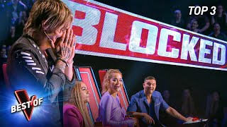 Coaches Get Brutally BLOCKED in the Blind Auditions of The Voice  Full Blind Auditions [upl. by Leachim]