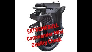 EXTREMEBULL COMMANDER MINI QUICK BUILD QUALITY CHECK eRides EUCUpgrades [upl. by Orpah344]