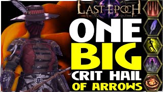 Last Epoch Crit Hail Of Arrows Marksman Build Guide  Road to 10 [upl. by Yraillih]