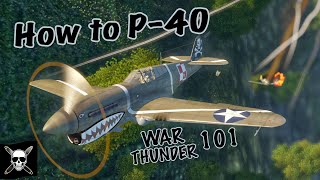 How to P40 Warhawk  War Thunder Dogfighting 101  Aerial Combat in RB Air  P40 Tips and Tricks [upl. by Reena]