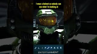 Why Master Chief wears a helmet halomemes shorts gaming halo memes haloinfinite [upl. by Gowon]