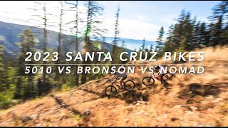 2023 Santa Cruz 5010 vs Bronson vs Nomad  Best Bike  Full MX Family [upl. by Blatt]