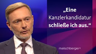 Christian Lindner FDP über das Ende der Ampel und den kommenden Wahlkampf  maischberger [upl. by Eben]