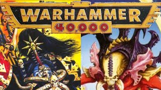 Warhammer 40k 2nd edition battle report Chaos vs Tyranids [upl. by Wurtz]