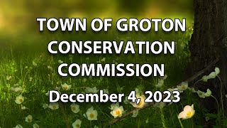 Groton Conservation Commission 12423 [upl. by Hole]