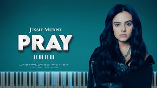 Jessie Murph  Pray Piano cover  Tutorial  Karaoke [upl. by Cami]