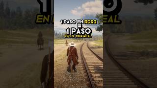 ¿Cómo de GRANDE es el MAPA de RDR 2 en la VIDA REAL 🤔🚶 reddeadredemption2 rdr2 rockstargames [upl. by Aceber428]