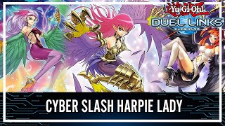 Harpie Lady with Sign of Harpies Send Opponent Cards to Hand YuGiOh Duel Links [upl. by Neerom]