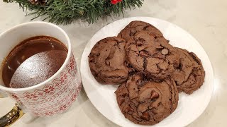 Triple Chocolate Fudge Cake Mix Cookies [upl. by Ursas717]