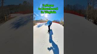 3 Best Ski Resorts in Virginia snowboarding midatlantic shorts [upl. by Rogerio]