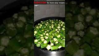 Bhindi Fry On Tawa 😋😋😋dinnerrecipe marathirecipe maharashtrianrecipe shorts [upl. by Dloniger962]