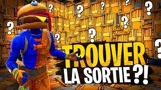 Le premier Croûton qui trouve la sortie GAGNE  LabyrintheEscape sur Fortnite Créatif [upl. by Enelyaj]