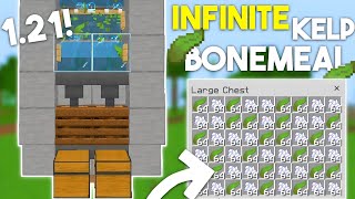 Bonemeal Farm for Minecraft Bedrock 121  works after 12130 [upl. by Einahpit]