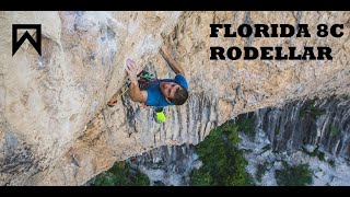 Florida 8c  Rodellar  upper crux send go  Pierre Délas [upl. by Josie145]