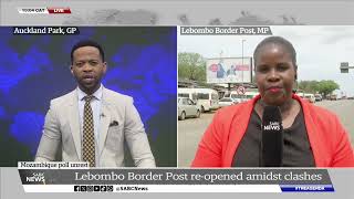 Lebombo Border Post reopens after urgent talks between SA Mozambique officials [upl. by Eiramalegna408]