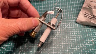 Burnham ES2 gas boiler flame sensor igniter location and access [upl. by Rabka254]