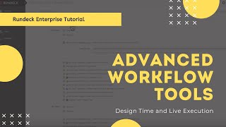 Rundeck Enterprise Tutorial Improve IT Operations with Rundeck’s Advanced Workflow Tools [upl. by Iolande773]