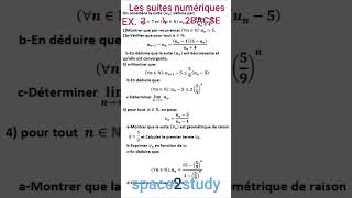 Exercice 3 Les suites numériques 2BACSE [upl. by Llener]