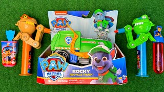 Candy ASMR Sweets and Toys  Satisfying Paw Patrol Unpacking  Yummy  Paw Patrol Unboxing ASMR Toy [upl. by Fridell]