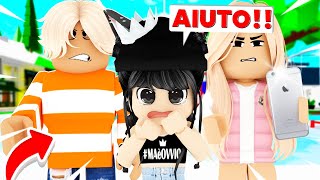 SONO STATA ADOTTATA DA UNA FAMIGLIA DI YOUTUBER MA SONO CATTIVI SU BROOKHAVEN ROBLOX [upl. by Elita]