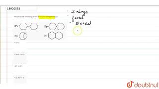 Which of the following isare a bicyclo compound s [upl. by Zapot]