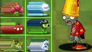 Lunar zombie with a bucket Level 40 VS 20 Plants Use 5 Power Up  Who Will Win  Pvz2 Challenge [upl. by Dibbell658]