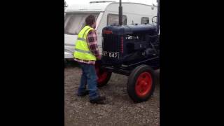 Fordson E27N cold start [upl. by Lind]