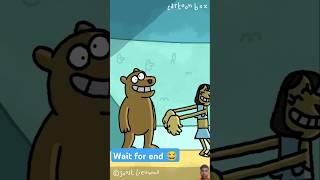 Wait for end 😂 cartoon mascot animation funny comedy comics shorts [upl. by Inohs]